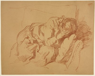 Mujer lamentándose Sarah H. Crone, 1880s o 1890s de Samuel H. Crone