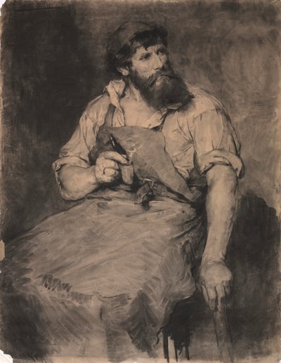 Herrería, estudio para Das Gericht, c.1883 de Samuel H. Crone