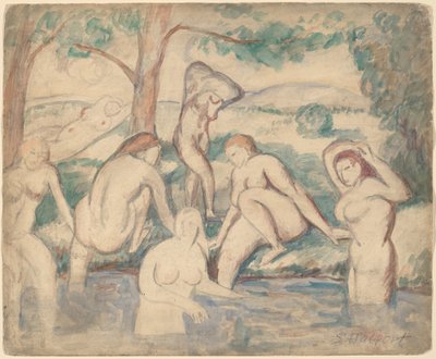 Bañistas de Samuel Halpert