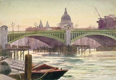 Puente de Southwark, Londres, 1930 de Samuel Harry Hancock