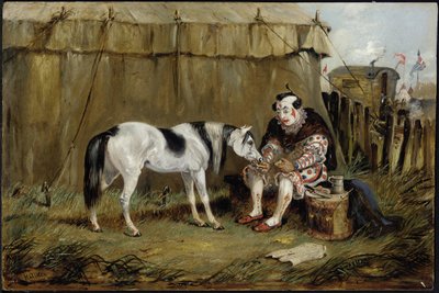 Circo, Pony y Payaso de Samuel Henry Alken