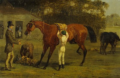 Ensillando de Samuel Henry Alken
