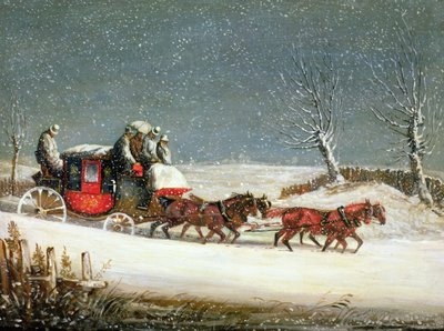 El Correo Real en Nieve Profunda de Samuel Henry Alken