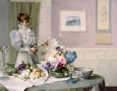 El arreglador de flores de Samuel Henry William Llewelyn