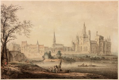 Un Castillo Francés, 1770 de Samuel Hieronymous Grimm