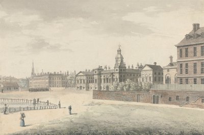 Desfile de la Guardia de Caballería, Whitehall de Samuel Hieronymus Grimm