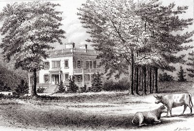 Hamilton Grange, de Viejo Nueva York, Volumen I, 1802 de Samuel Hollyer