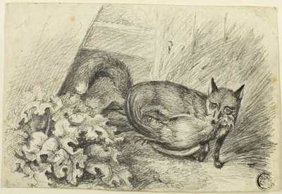 Zorro robando un gallo de Samuel Howett