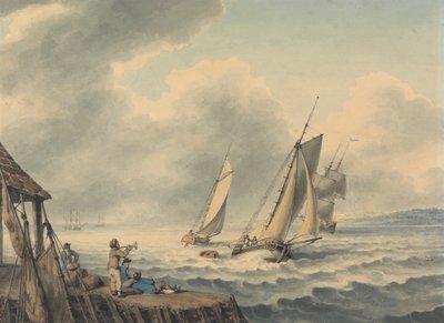 Un paisaje marino de Samuel Howitt