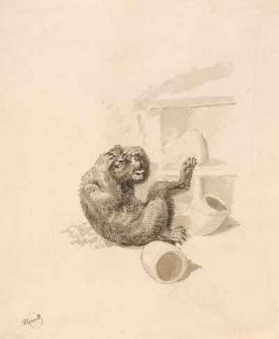 Oso y colmenas de Samuel Howitt