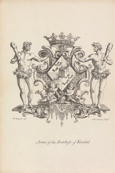 Armas de la condesa de Kendal de Samuel Ireland
