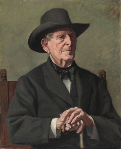 Retrato de un "Viejo Capitán de Mar" de Samuel Isham