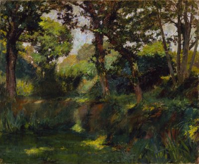Paisaje boscoso, finales del siglo XIX-principios del siglo XX de Samuel Isham