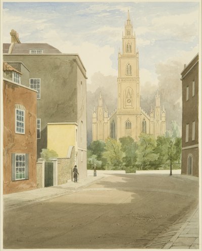Iglesia de San Pablo, Portland Square, desde Surrey Street de Samuel Jackson
