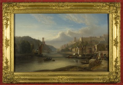 Vista en el Avon en Hotwells, c.1840 de Samuel Jackson