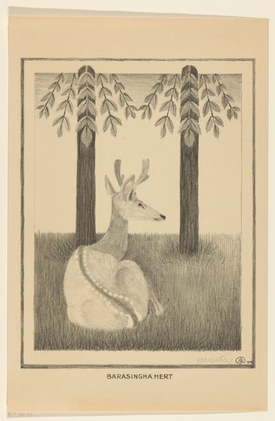 Barasinghahert (título original del objeto) de Samuel Jessurun de Mesquita (signed by artist)
