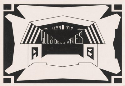 Ornamento Guus de Vries 1894/ 1919 de Samuel Jessurun de Mesquita (signed by artist)