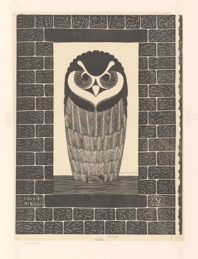 Ringuil (título original del objeto) de Samuel Jessurun de Mesquita (signed by artist)