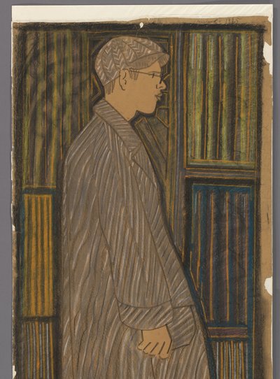 Niño de pie de cuerpo entero de Samuel Jessurun de Mesquita (signed by artist)