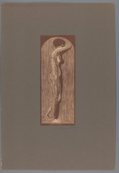 Mujer desnuda de pie
Tristeza (título original) de Samuel Jessurun de Mesquita (signed by artist)