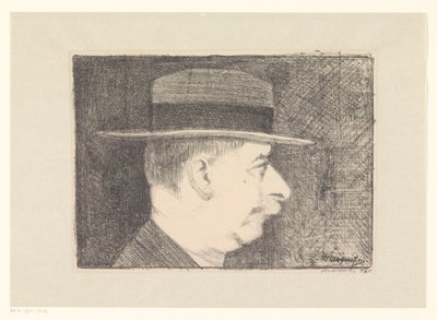 Autorretrato de Samuel Jessurun de Mesquita (signed by artist)
