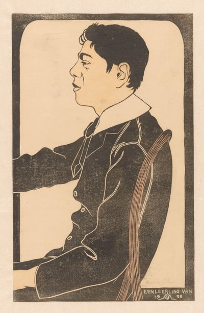 Un estudiante de 1908 de Samuel Jessurun de Mesquita