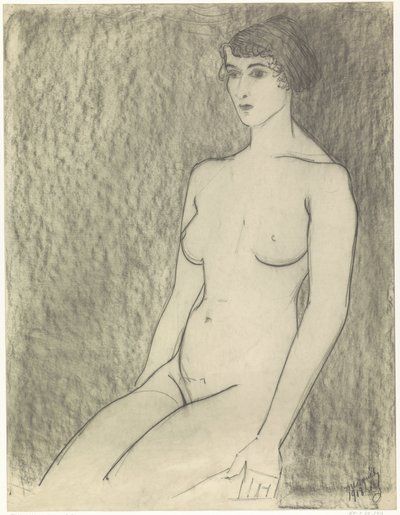 Desnudo femenino sentado de Samuel Jessurun de Mesquita