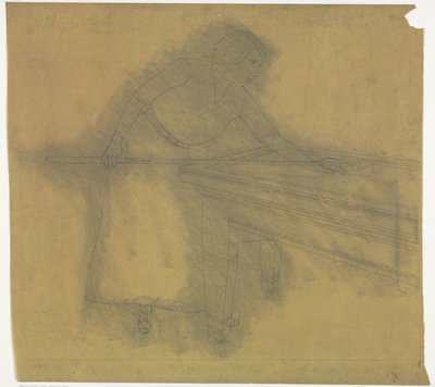 Mujer jugando al billar de Samuel Jessurun de Mesquita