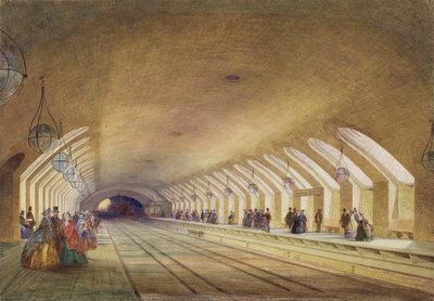 Estación de Baker Street, 1863 de Samuel John Hodson