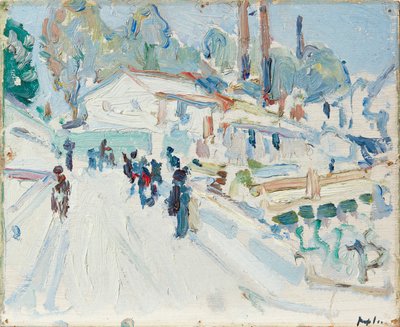 Una calle en París de Samuel John Peploe