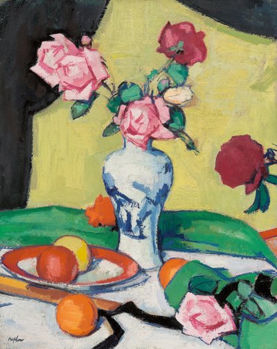 Rosas, principios de la década de 1920 de Samuel John Peploe