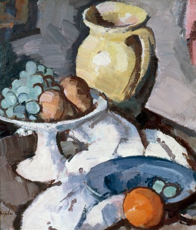 La jarra amarilla, c.1930 (óleo sobre lienzo) de Samuel John Peploe
