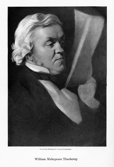 William Makepeace Thackeray, novelista inglés, c1864 de Samuel Laurence