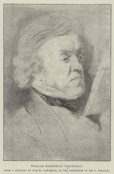 William Makepeace Thackeray de Samuel Lawrence