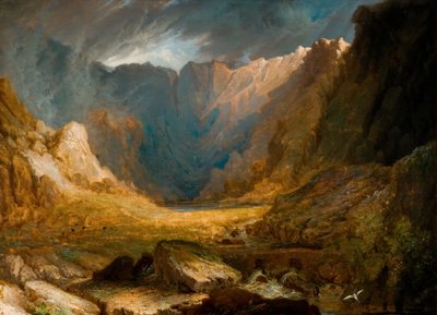 Llyn Idwal, Gales del Norte, 1810-1850 de Samuel Lines