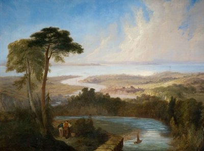 Vista panorámica del estuario del Severn de Samuel Lines