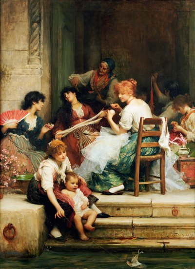 Vida veneciana, 1884 de Samuel Luke Fildes