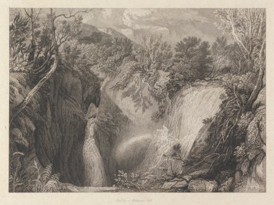 Cueva de Weathercote cuando está medio llena de agua de Samuel Middiman