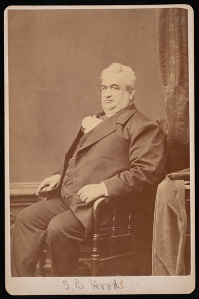 Retrato del Dr. T.B. Hood, entre 1876 y 1880 de Samuel Montague Fassett