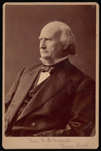 Retrato de Ezra Bartlett French 1810-1880, 1870s de Samuel Montague Fassett