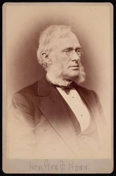 Retrato de George Frisbie Hoar 1826-1904, entre 1876 y 1880 de Samuel Montague Fassett