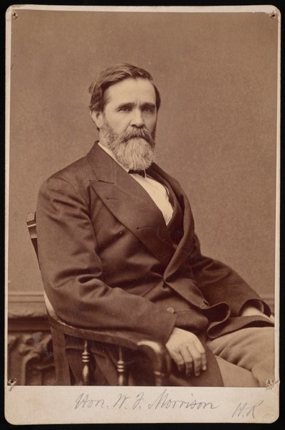 Retrato del Hon. W.F. Morrison, entre 1876 y 1880 de Samuel Montague Fassett