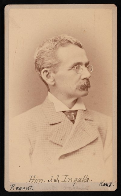 Retrato de John James Ingalls de Samuel Montague Fassett