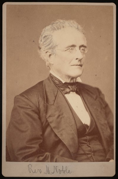 Retrato del Rev. Mason Noble 1809-1881, entre 1876 y 1880 de Samuel Montague Fassett