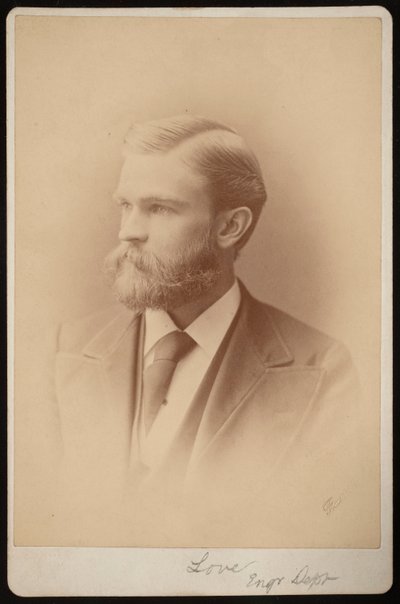 Retrato de hombre no identificado, entre 1876 y 1880 de Samuel Montague Fassett