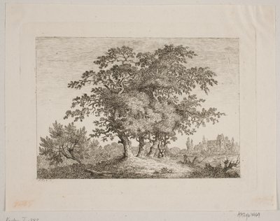 Paisaje con robles de Samuel Mygind