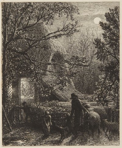 Navidad o encerrar a la última oveja de Samuel Palmer