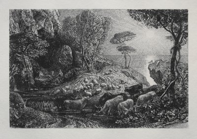 Moeris y Galatea de Samuel Palmer