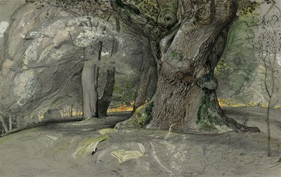 Roble y haya, Parque Lullingstone de Samuel Palmer