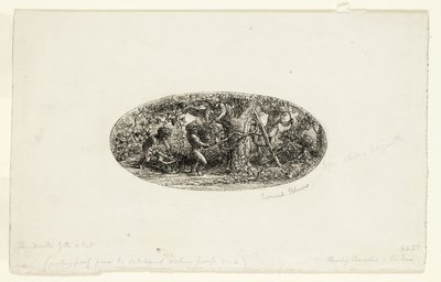 Baco regordete de Samuel Palmer